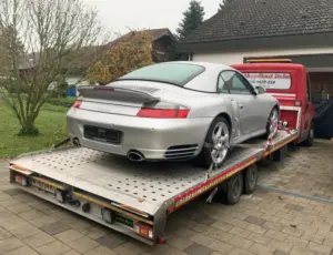 Autoüberstellung Porsche